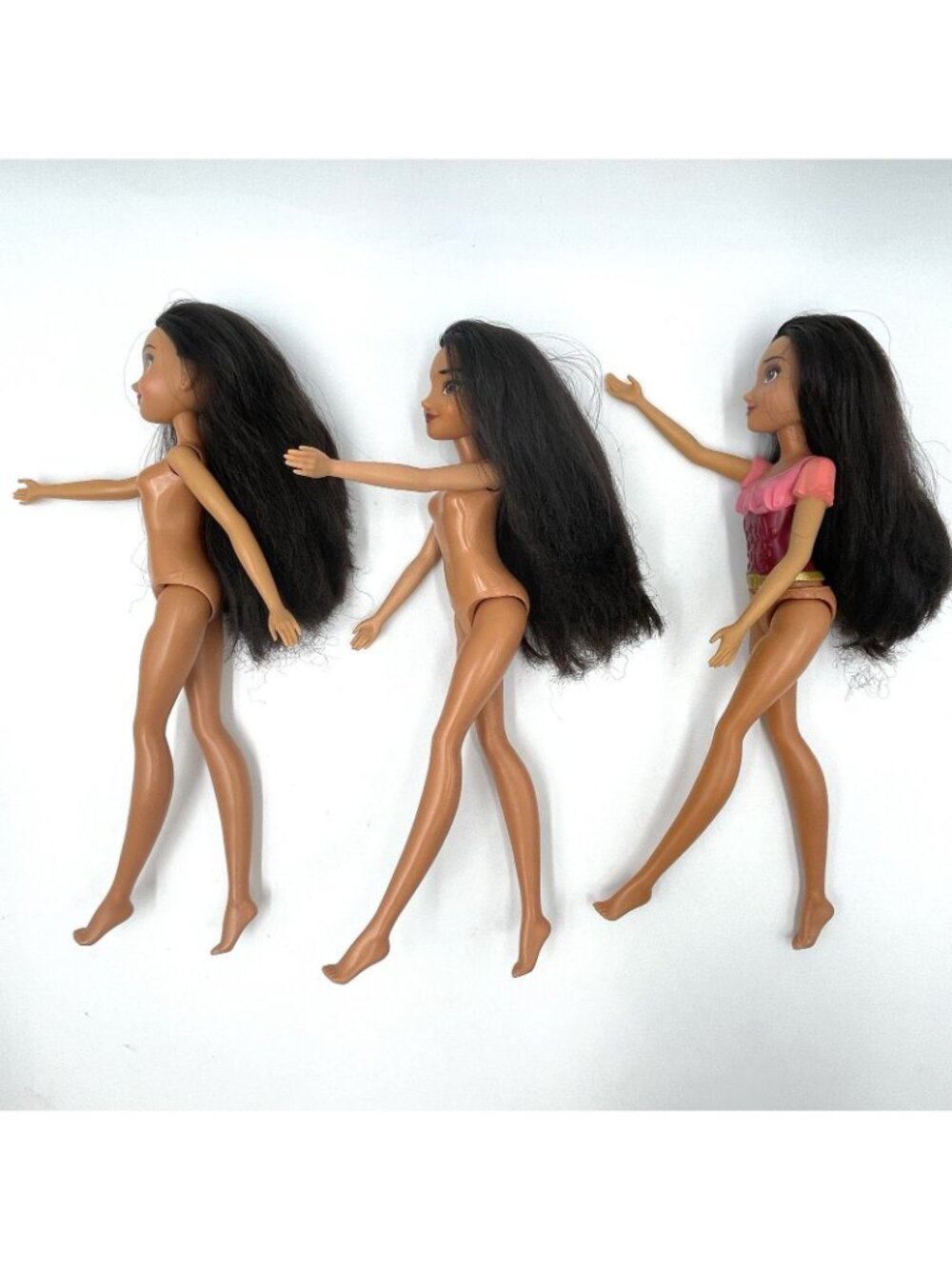 Lot of 3 Disney Elena of Avalor Dolls 11.5" Hasbro Nude for OOAK Custom Art Base - Picture 7 of 10